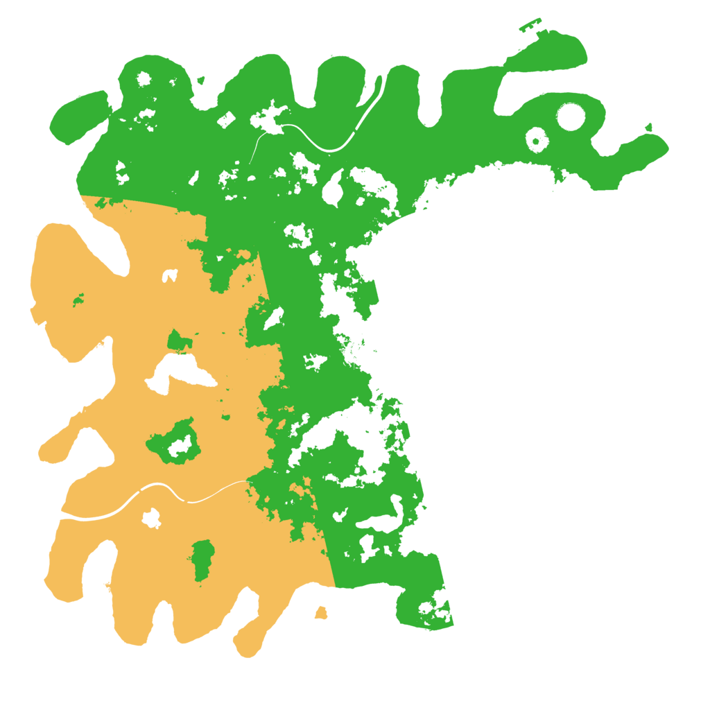 Biome Rust Map: Procedural Map, Size: 4500, Seed: 1381360964