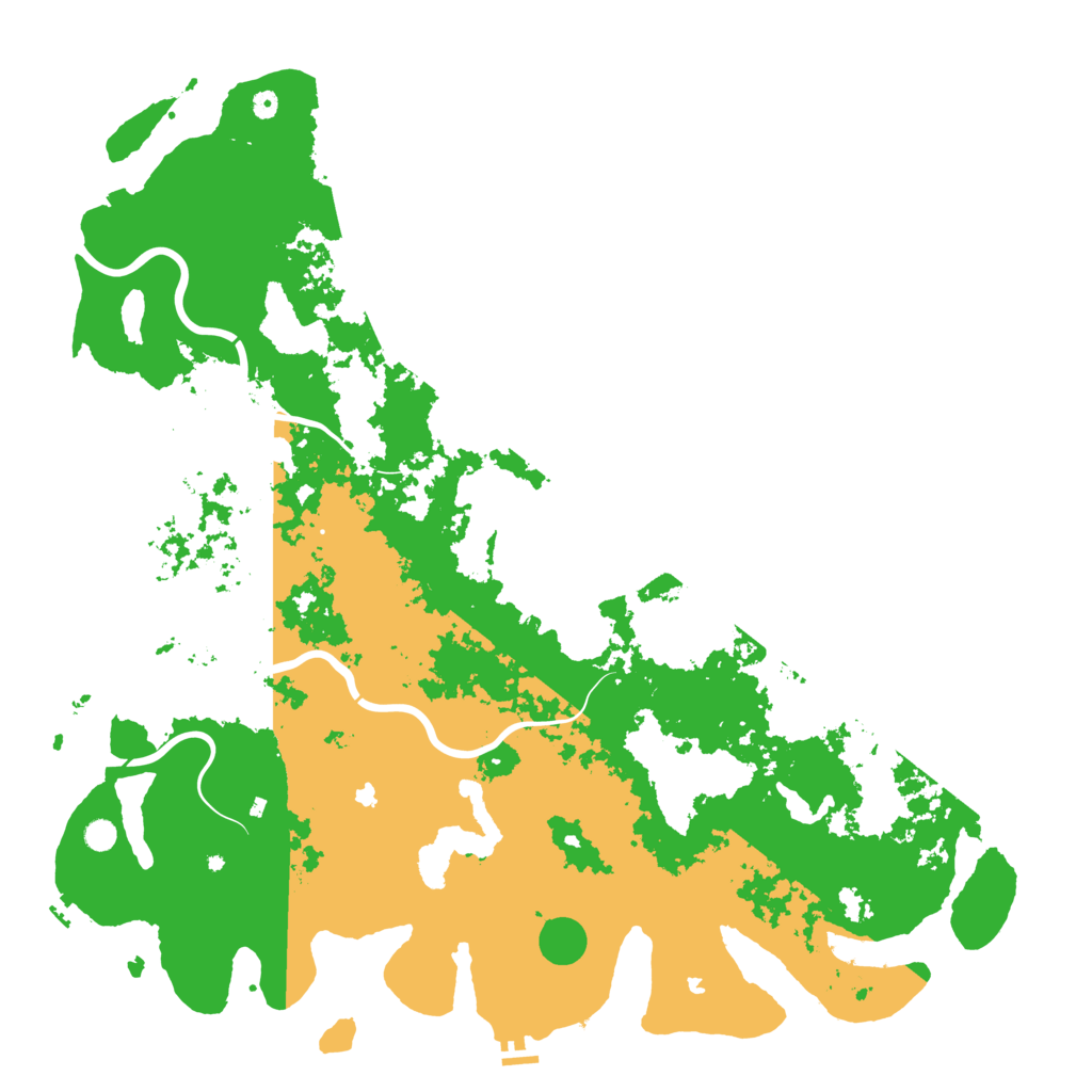 Biome Rust Map: Procedural Map, Size: 6000, Seed: 1190766337