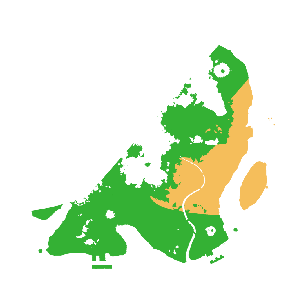 Biome Rust Map: Procedural Map, Size: 3000, Seed: 27328