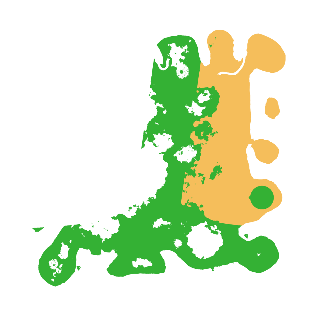 Biome Rust Map: Procedural Map, Size: 3500, Seed: 2100908151