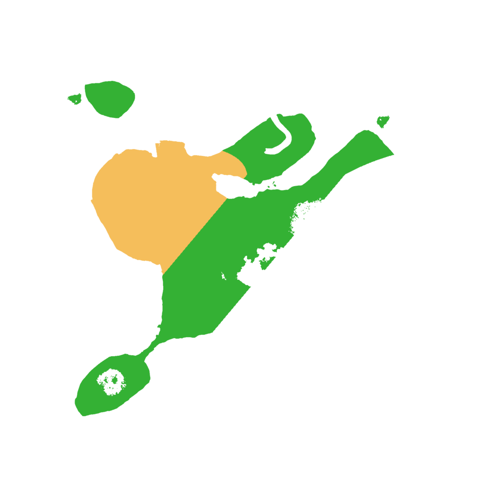 Biome Rust Map: Procedural Map, Size: 2000, Seed: 35948