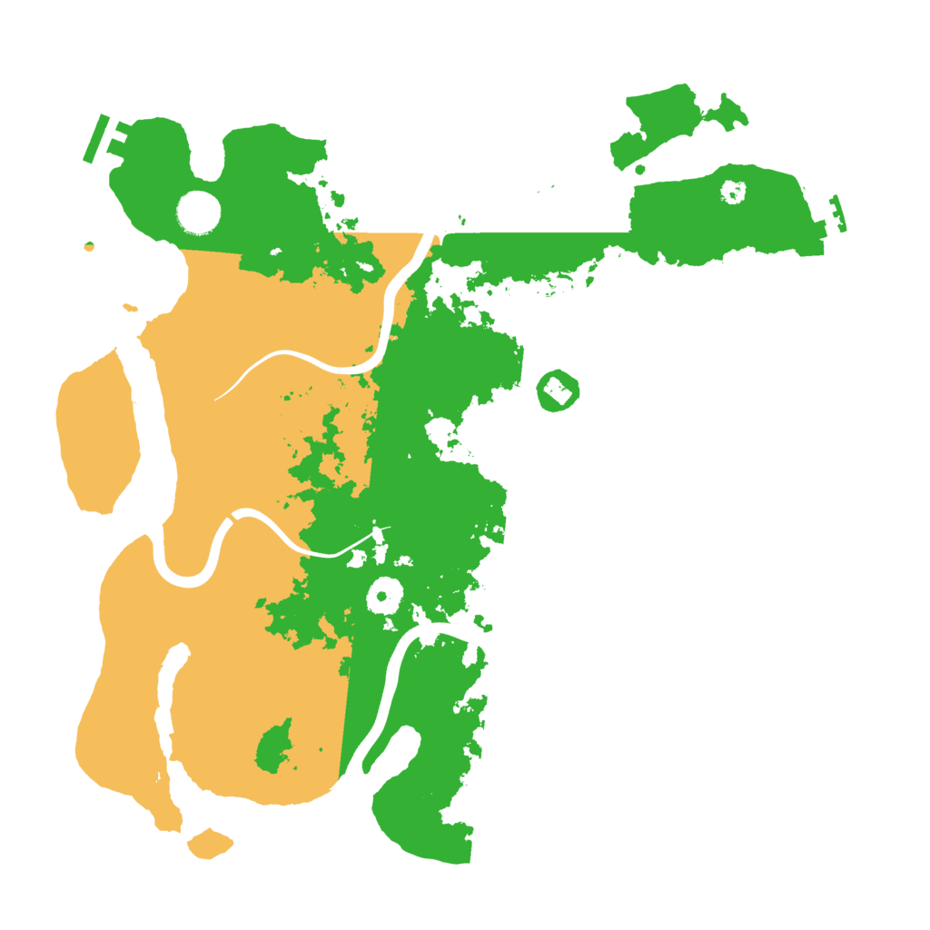 Biome Rust Map: Procedural Map, Size: 3750, Seed: 8245