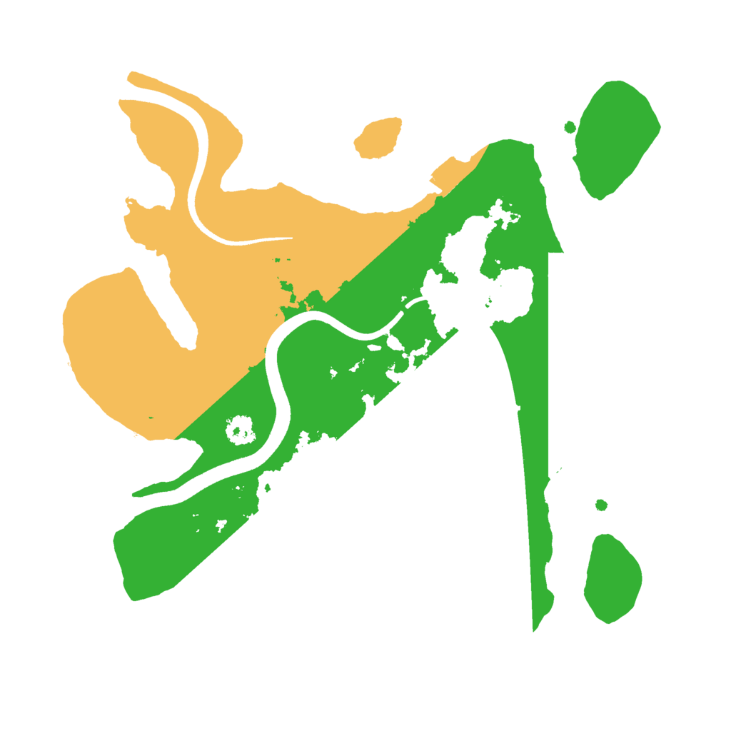 Biome Rust Map: Procedural Map, Size: 2500, Seed: 787728808