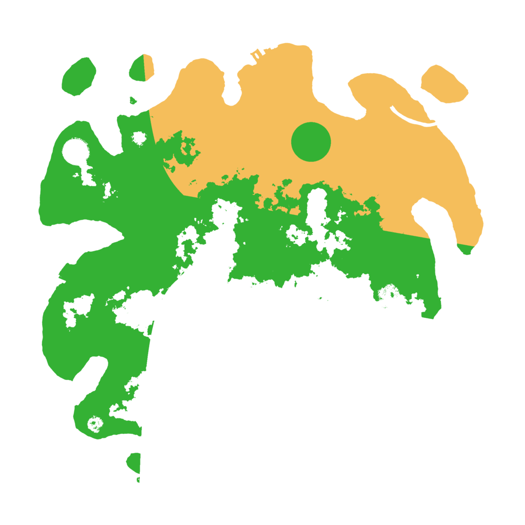 Biome Rust Map: Procedural Map, Size: 3500, Seed: 1542580007