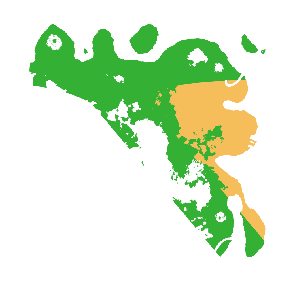 Biome Rust Map: Procedural Map, Size: 3000, Seed: 21241