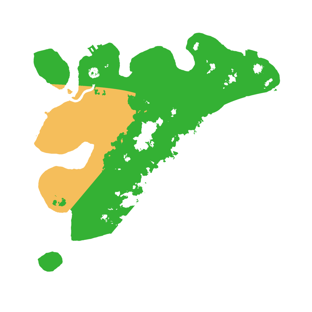 Biome Rust Map: Procedural Map, Size: 3000, Seed: 35948