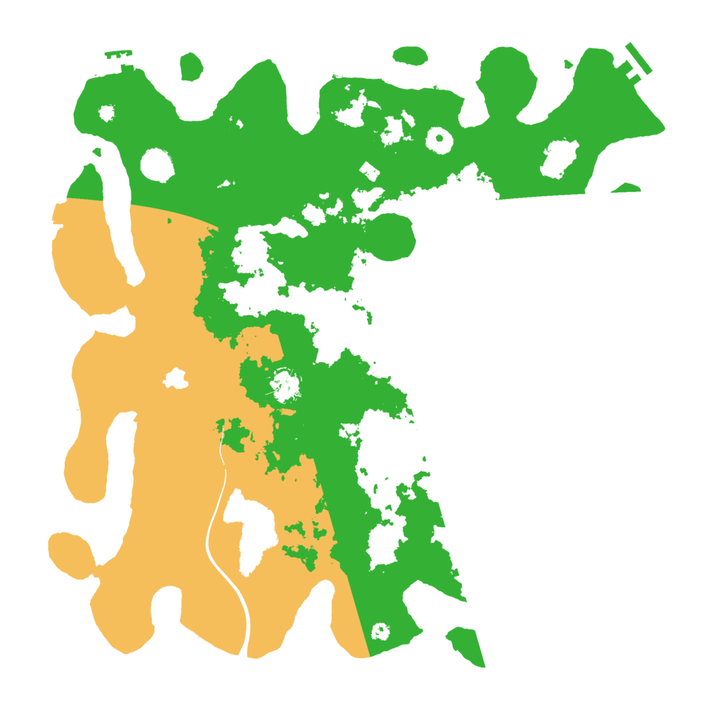 Biome Rust Map: Procedural Map, Size: 4000, Seed: 222367144