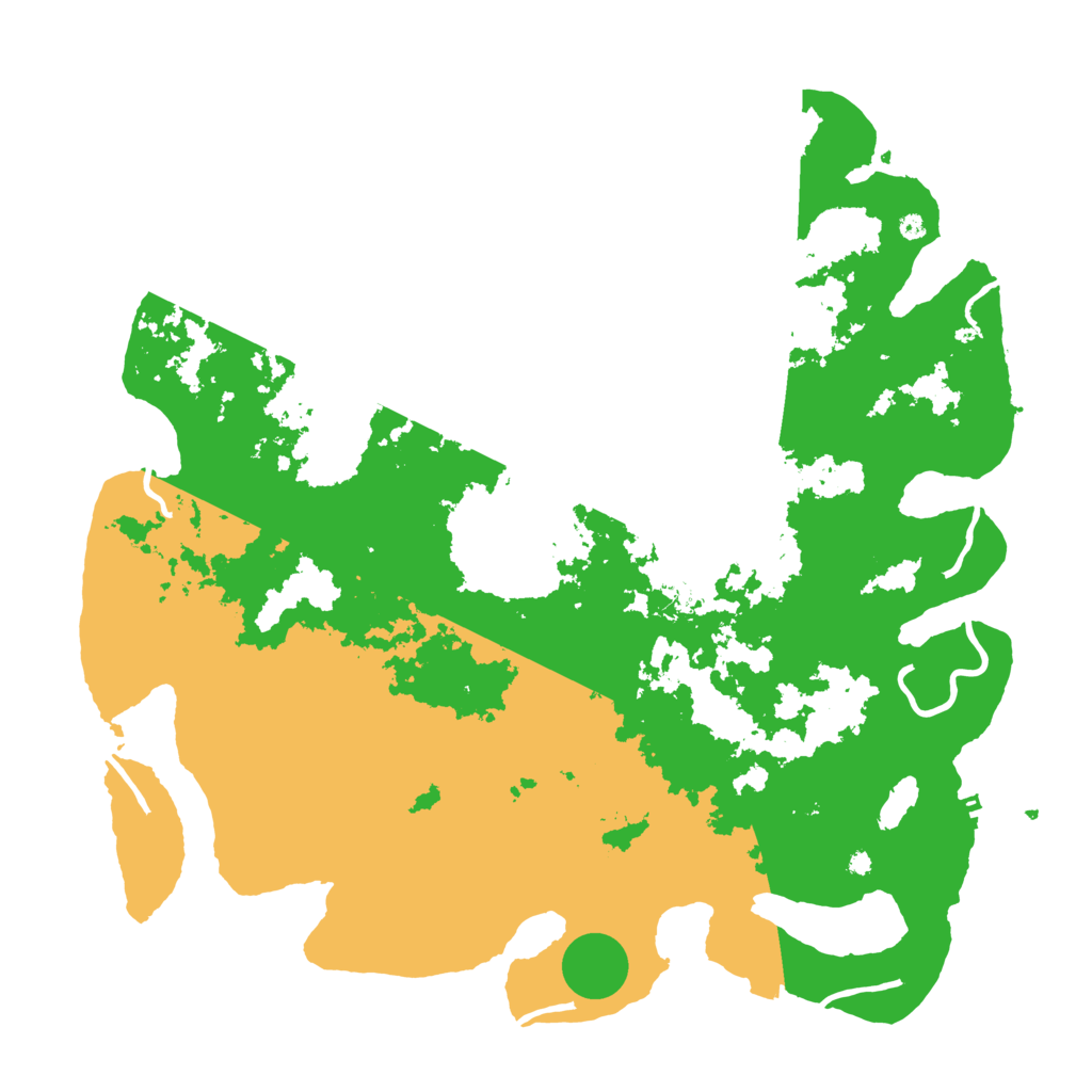 Biome Rust Map: Procedural Map, Size: 4350, Seed: 11022023
