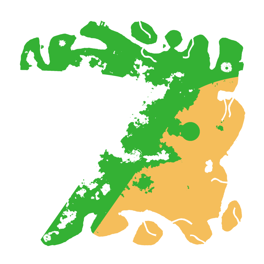 Biome Rust Map: Procedural Map, Size: 3700, Seed: 247801045