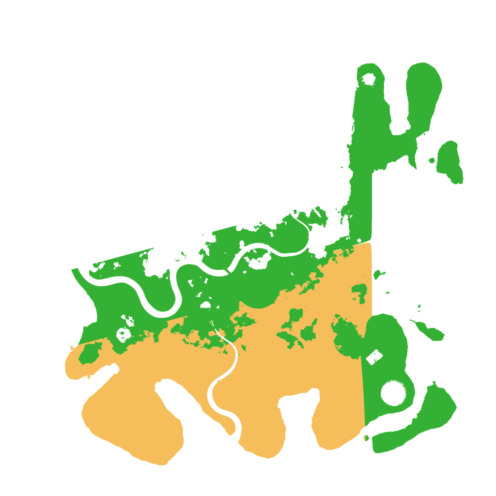 Biome Rust Map: Procedural Map, Size: 3500, Seed: 1857521348