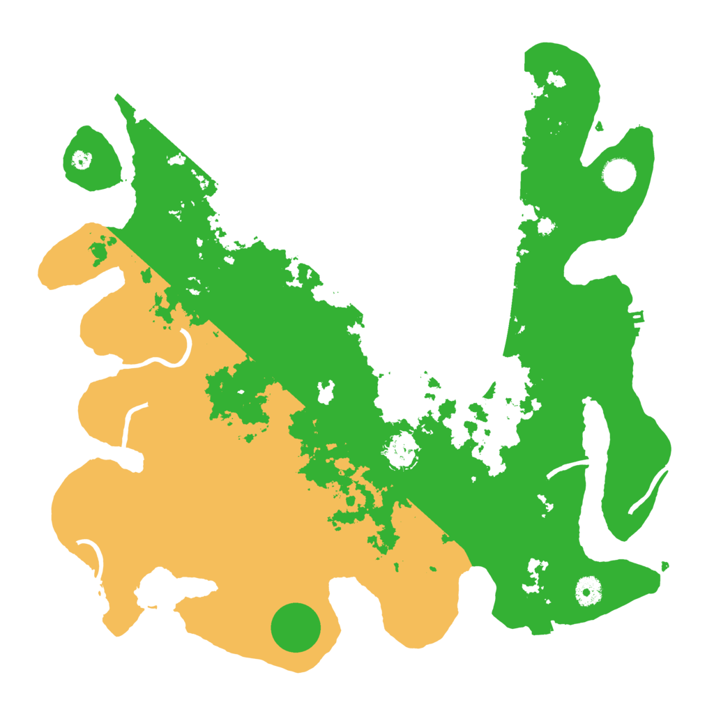 Biome Rust Map: Procedural Map, Size: 3800, Seed: 85521788