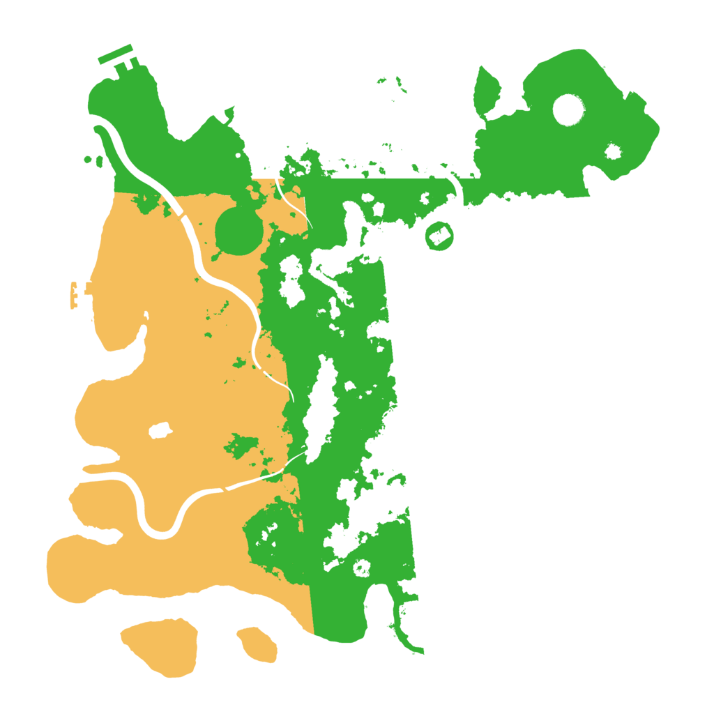 Biome Rust Map: Procedural Map, Size: 4000, Seed: 25640