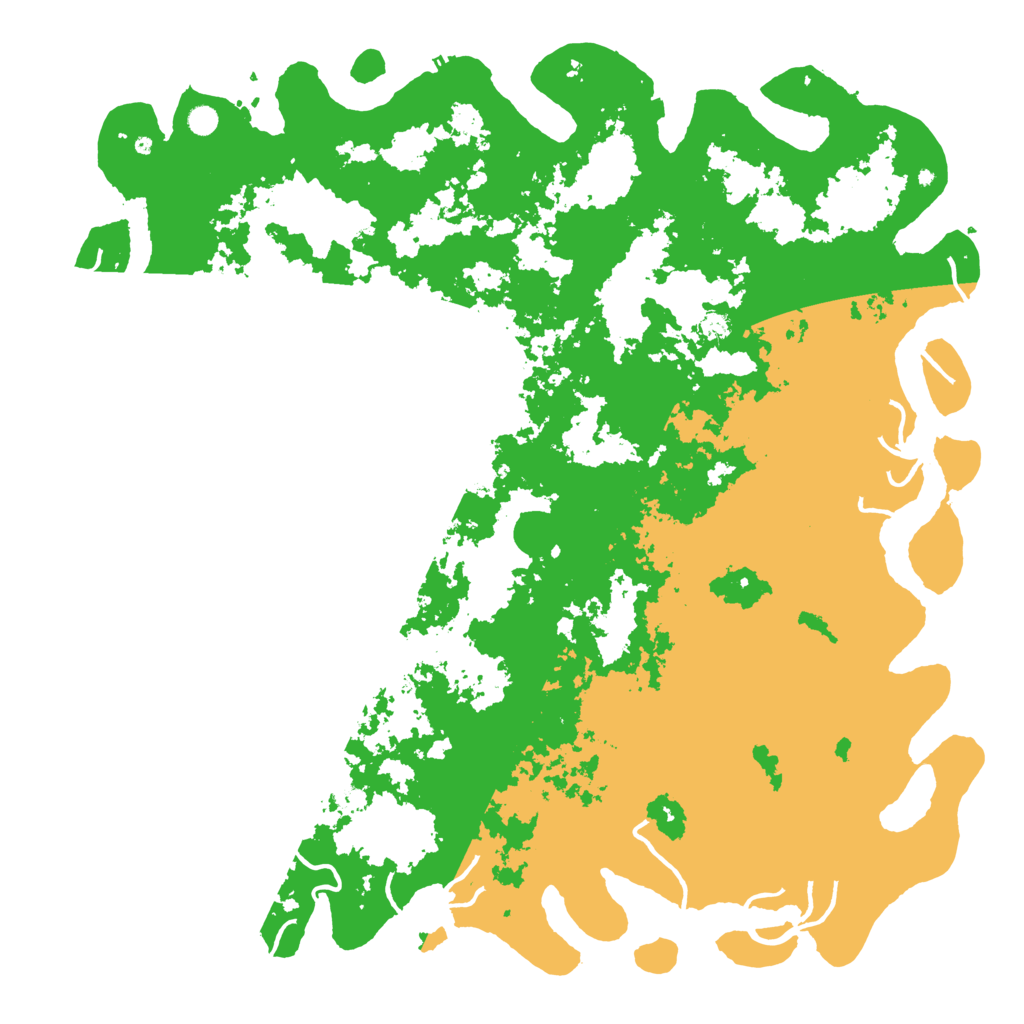Biome Rust Map: Procedural Map, Size: 6000, Seed: 54469430