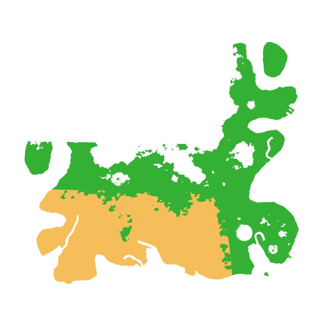 Biome Rust Map: Procedural Map, Size: 3500, Seed: 1579268303