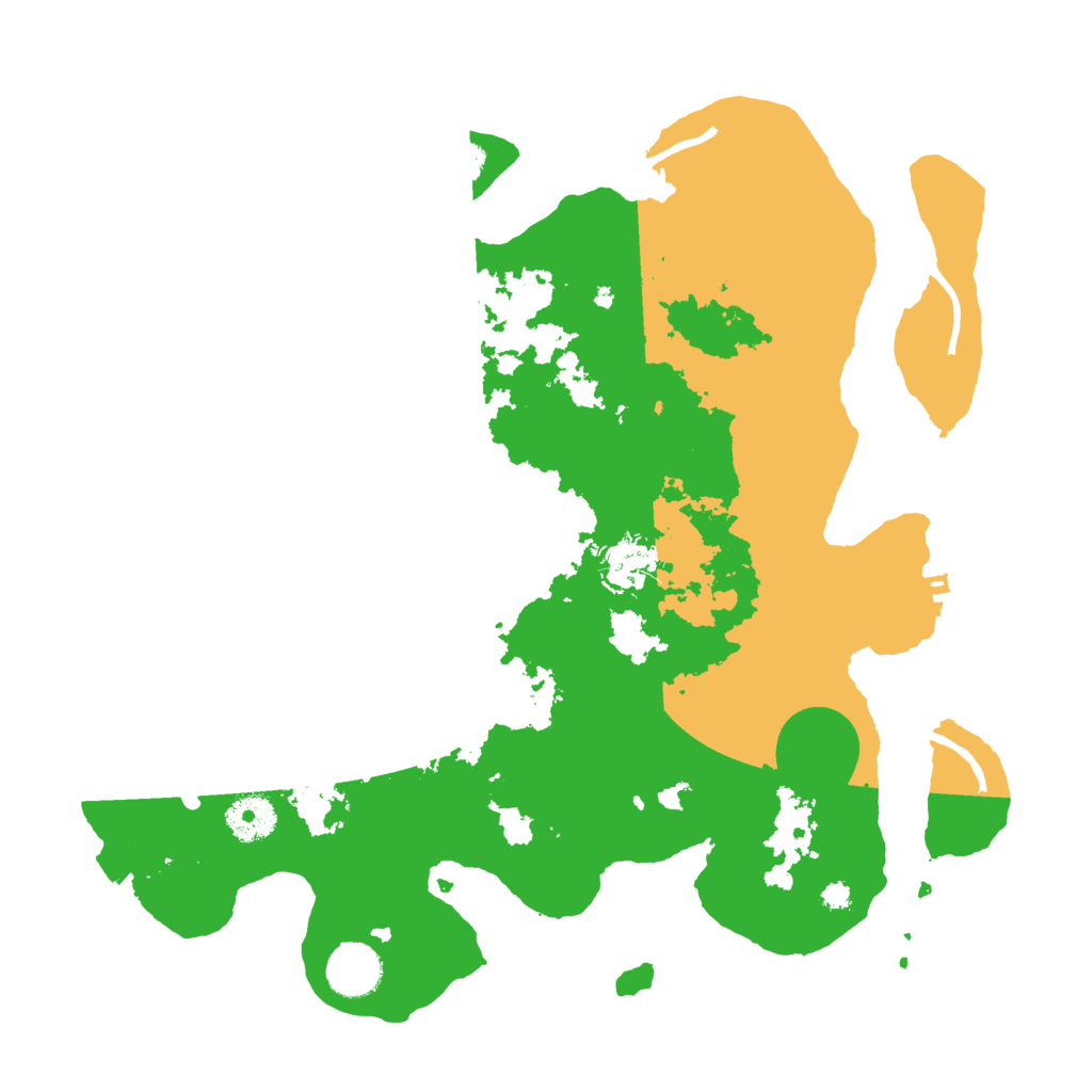 Biome Rust Map: Procedural Map, Size: 3500, Seed: 350564157