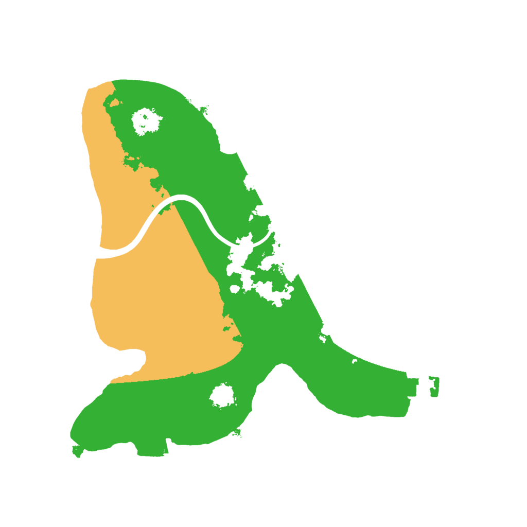 Biome Rust Map: Procedural Map, Size: 2000, Seed: 754645795