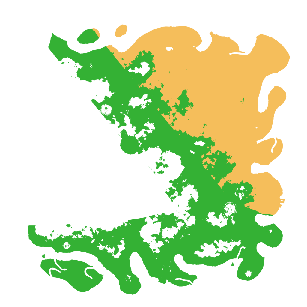 Biome Rust Map: Procedural Map, Size: 4500, Seed: 98124