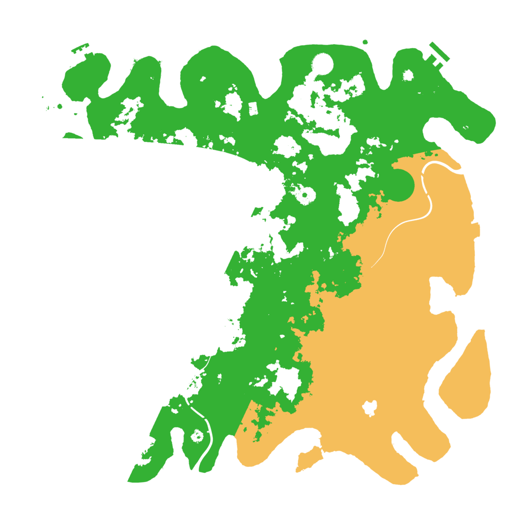 Biome Rust Map: Procedural Map, Size: 4250, Seed: 54469430