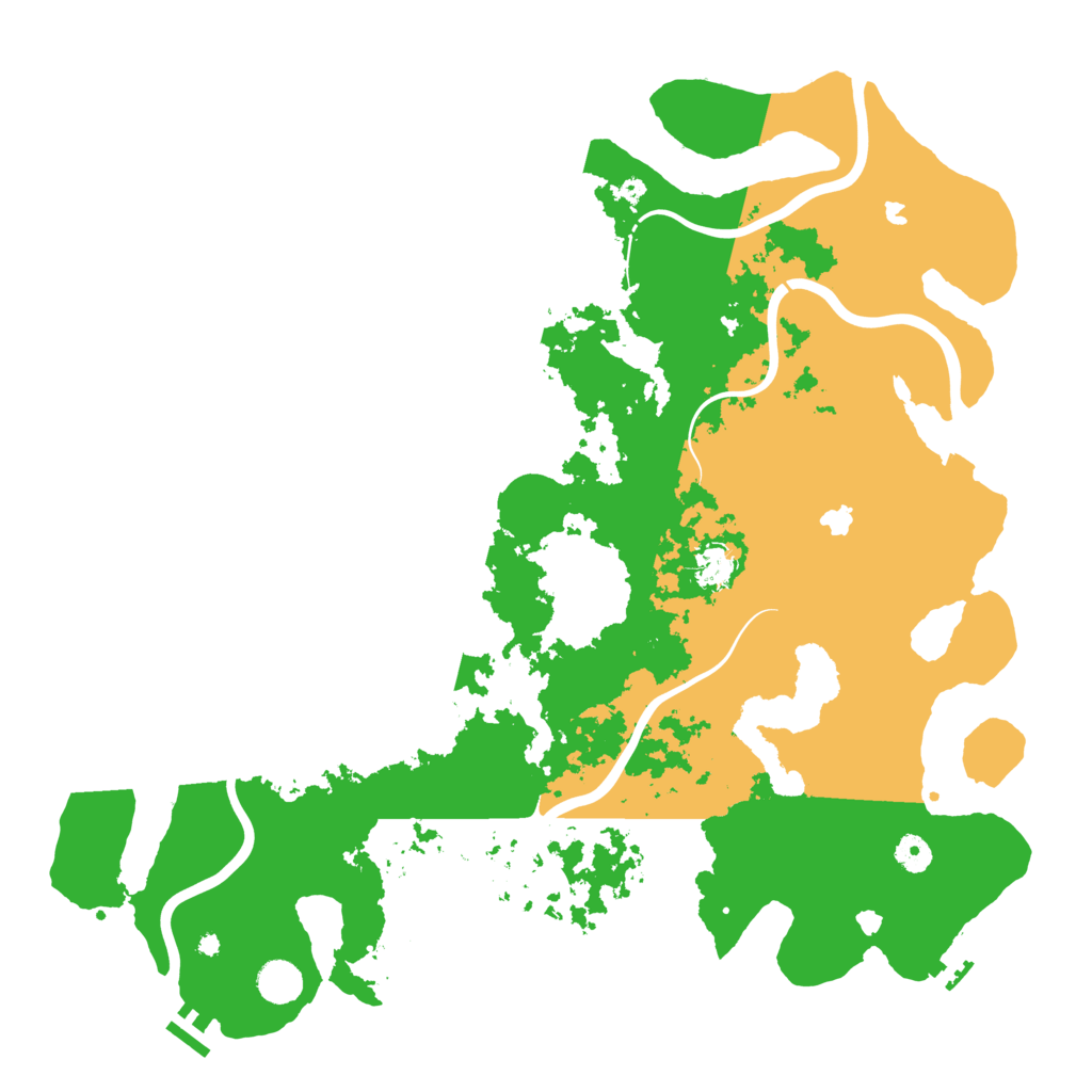 Biome Rust Map: Procedural Map, Size: 4500, Seed: 232798754