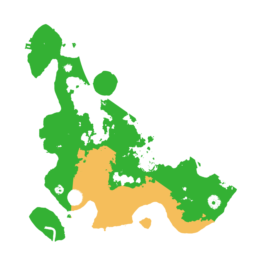 Biome Rust Map: Procedural Map, Size: 3000, Seed: 900009999