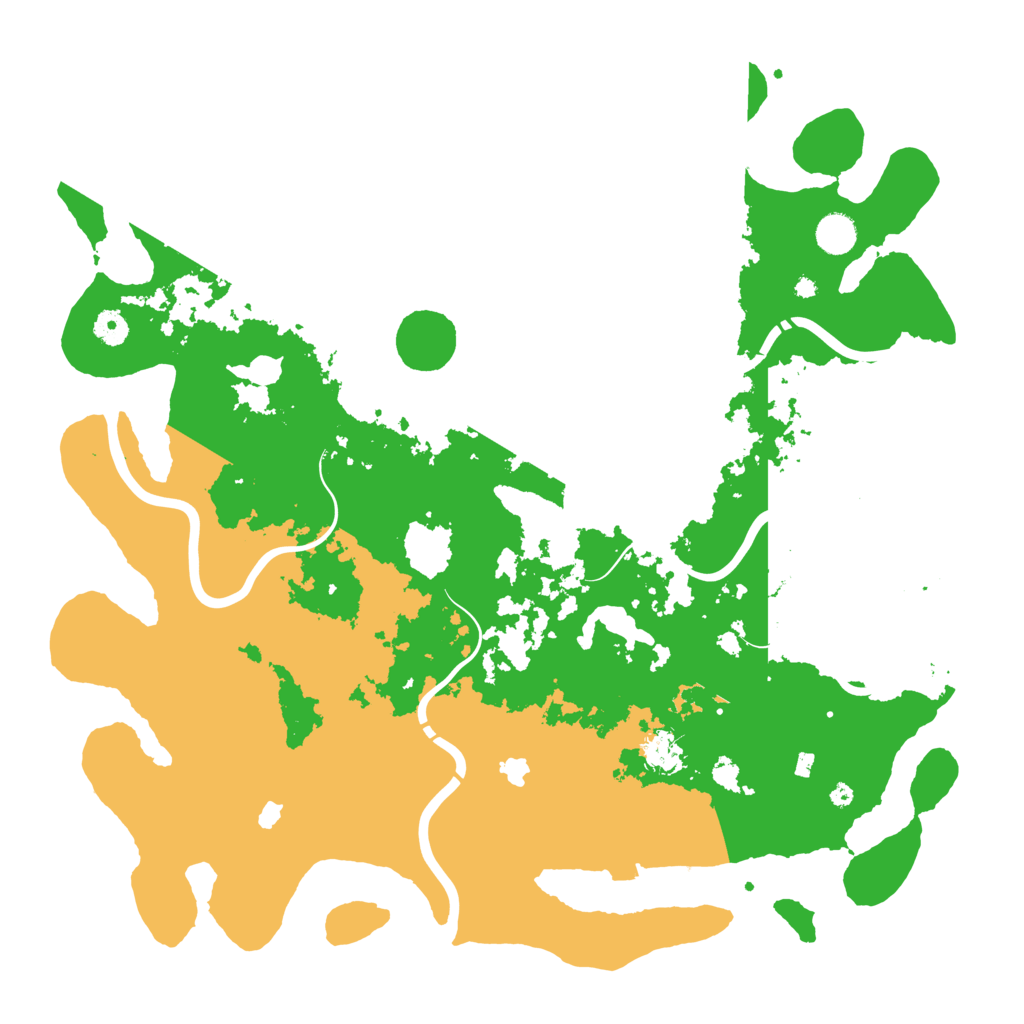 Biome Rust Map: Procedural Map, Size: 4500, Seed: 72198465