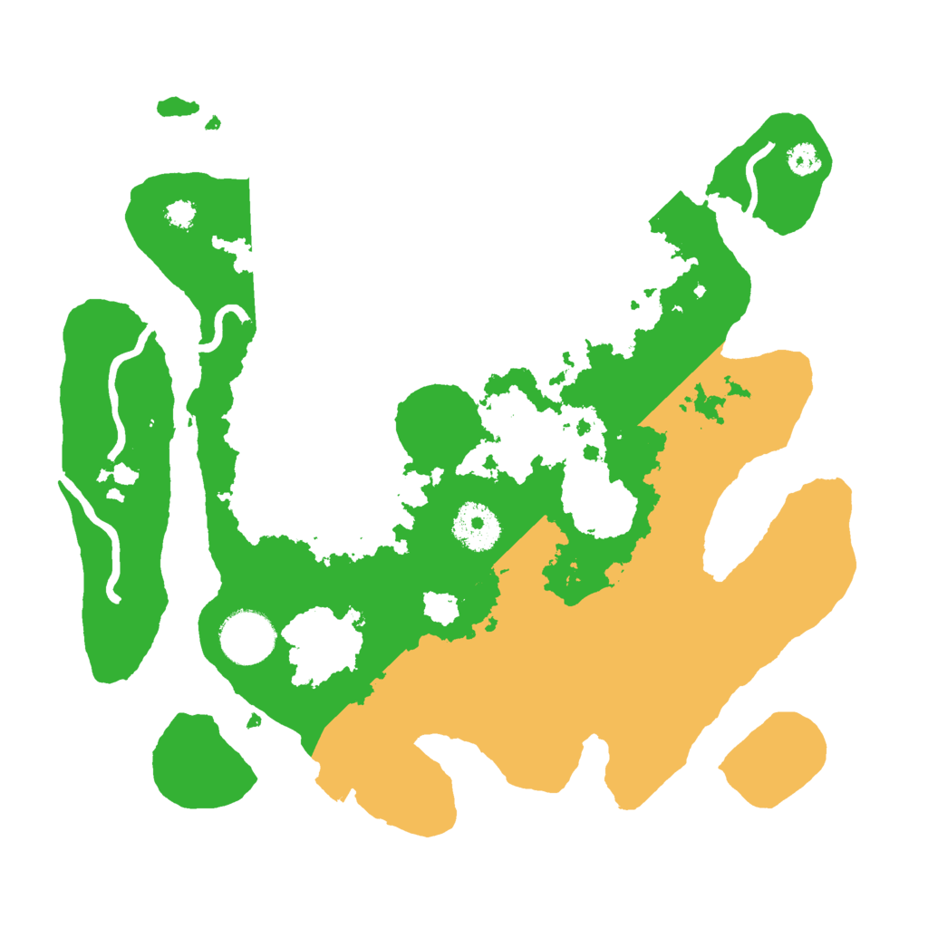 Biome Rust Map: Procedural Map, Size: 3000, Seed: 15060