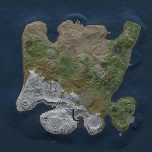 Thumbnail Rust Map: Procedural Map, Size: 2500, Seed: 410527668, 11 Monuments