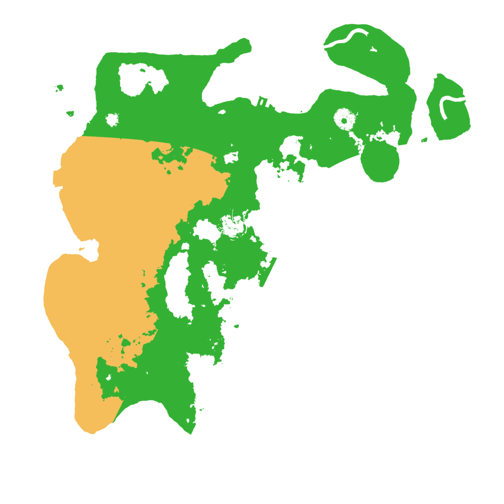 Biome Rust Map: Procedural Map, Size: 3550, Seed: 2994880