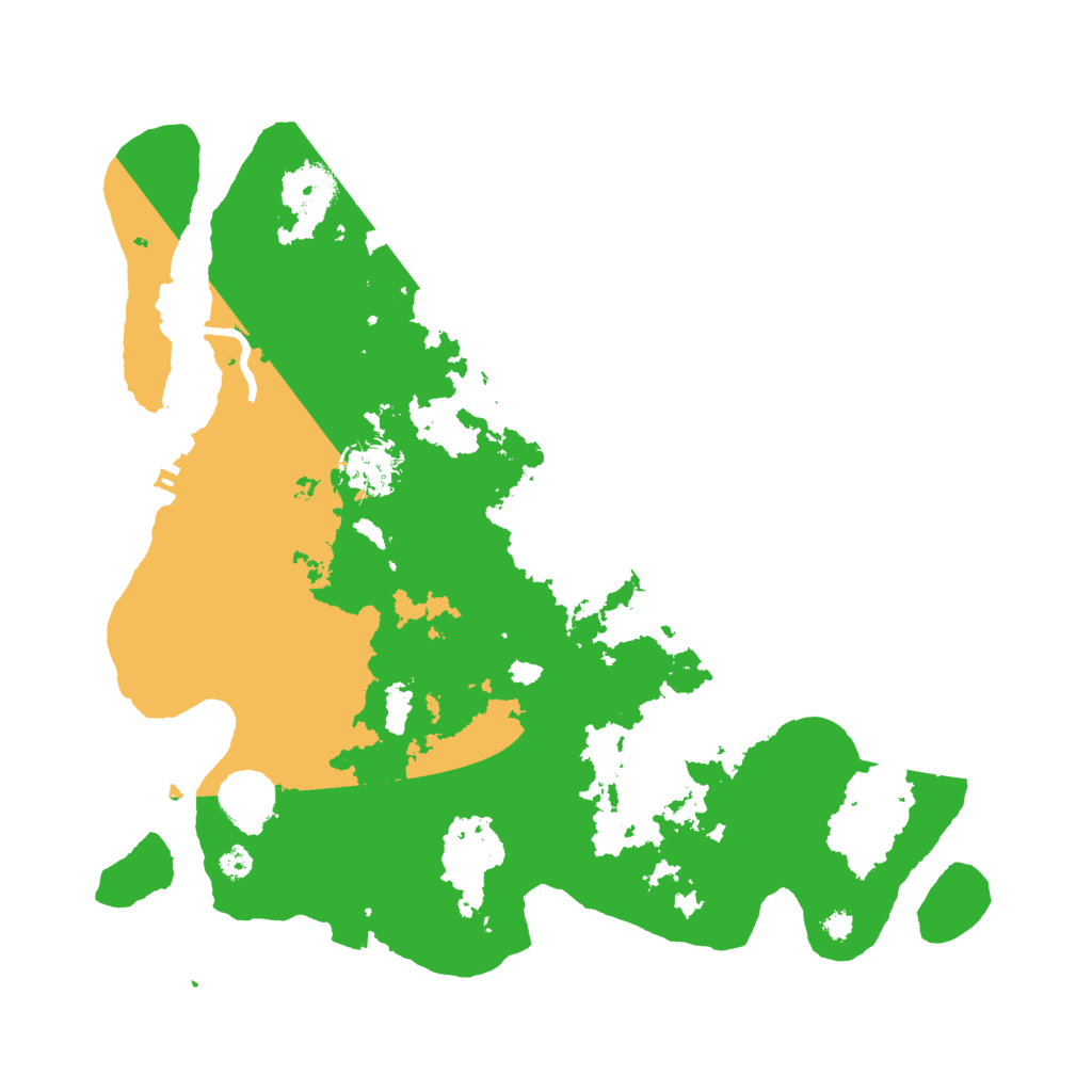 Biome Rust Map: Procedural Map, Size: 3500, Seed: 403415004