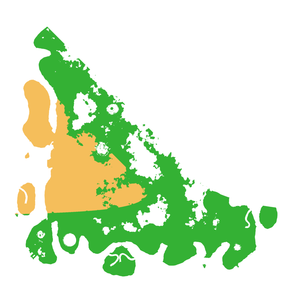 Biome Rust Map: Procedural Map, Size: 4000, Seed: 12233534
