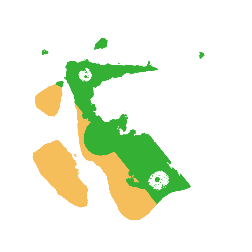 Biome Rust Map: Procedural Map, Size: 2000, Seed: 294760138