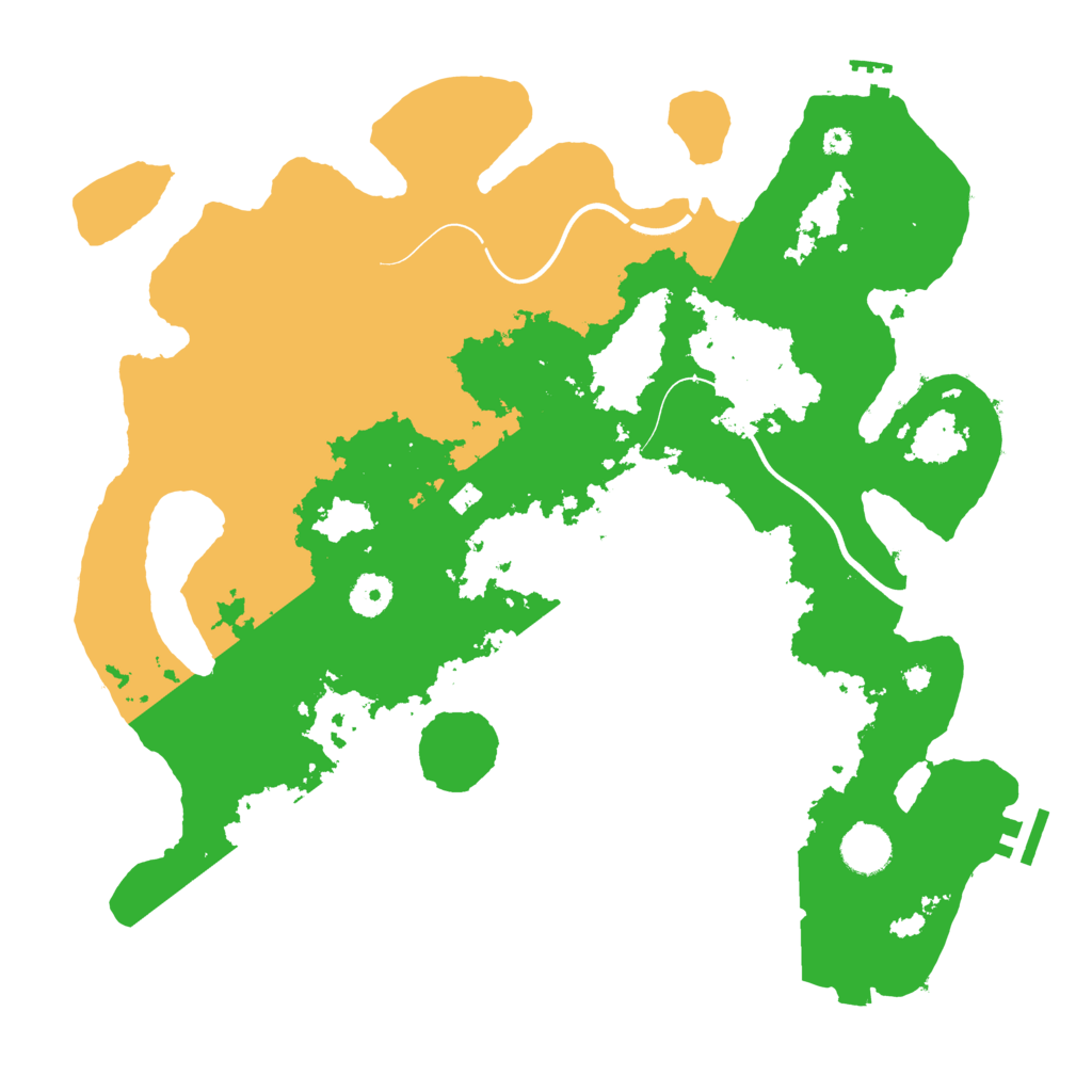 Biome Rust Map: Procedural Map, Size: 3850, Seed: 27059966