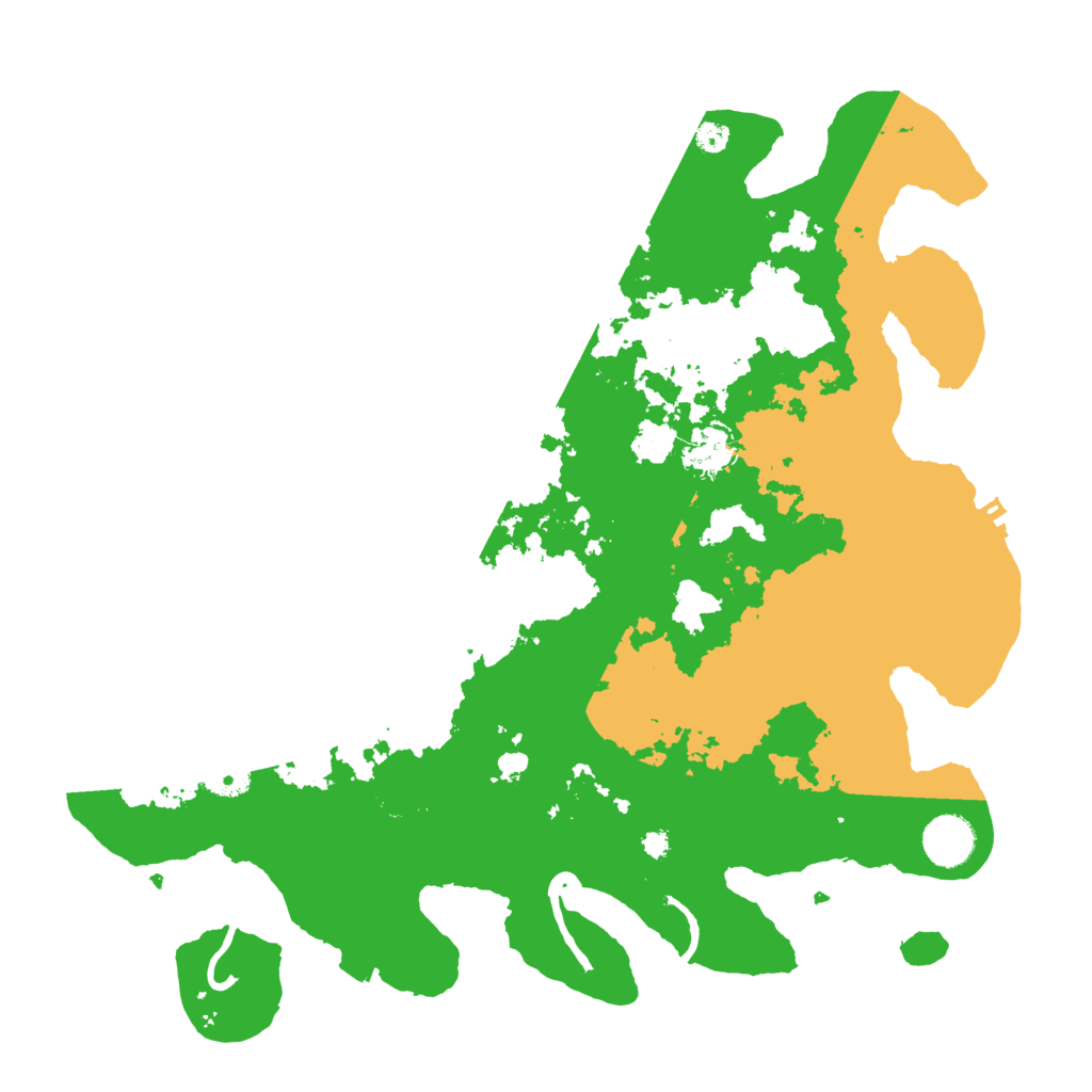 Biome Rust Map: Procedural Map, Size: 3700, Seed: 1101110655