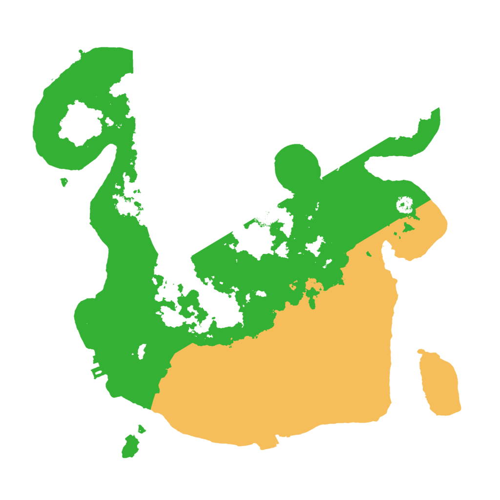 Biome Rust Map: Procedural Map, Size: 3000, Seed: 68926