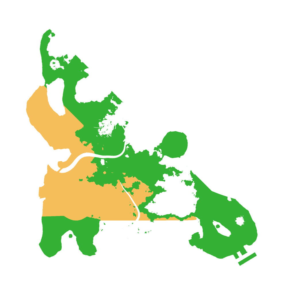 Biome Rust Map: Procedural Map, Size: 3000, Seed: 156066843