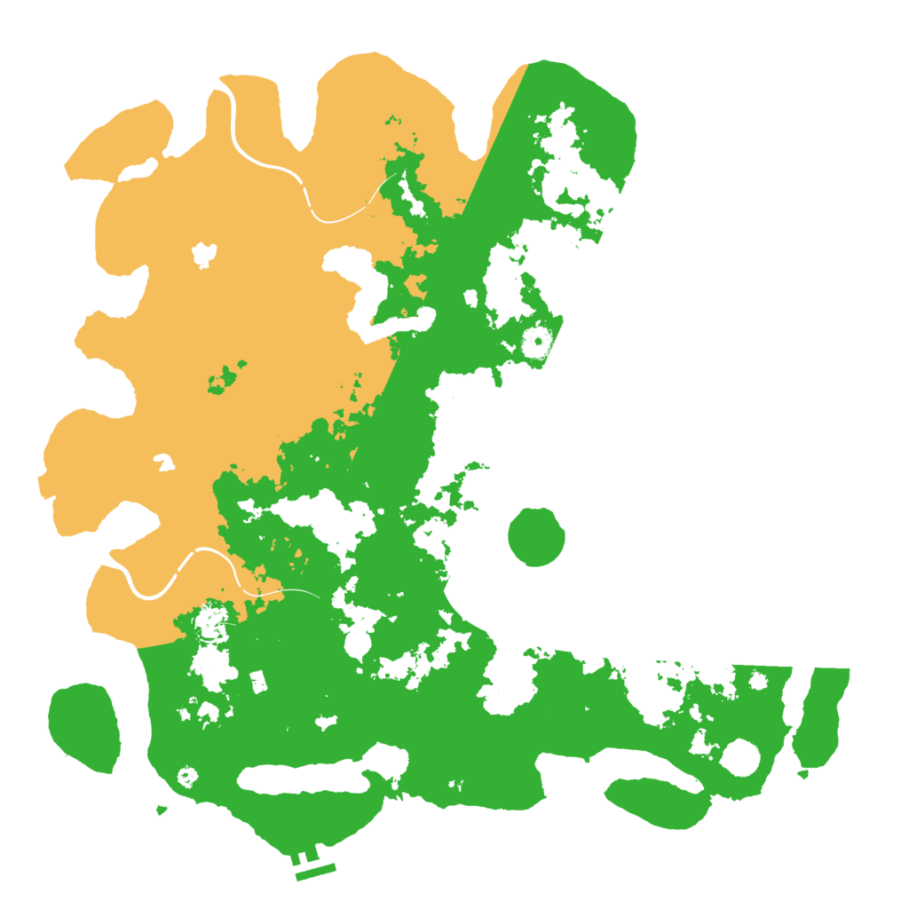 Biome Rust Map: Procedural Map, Size: 4500, Seed: 654202078