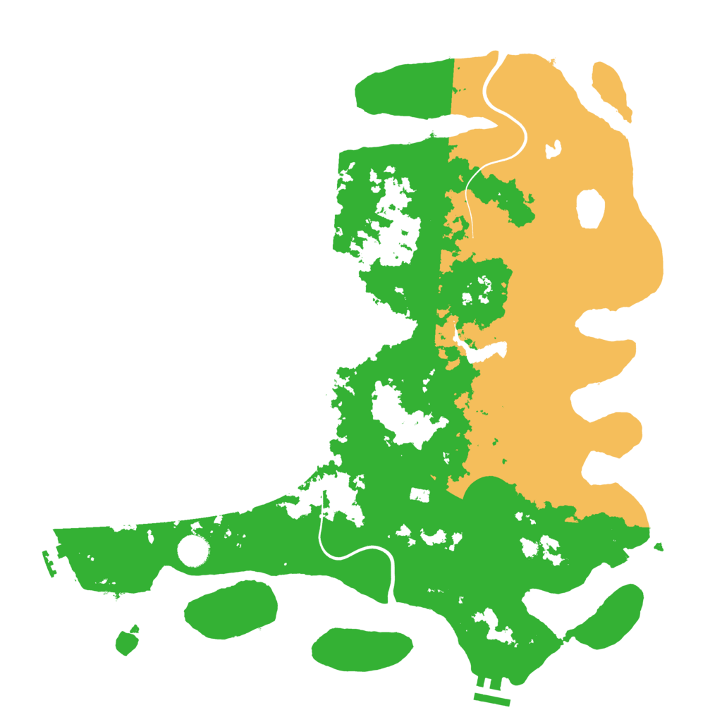 Biome Rust Map: Procedural Map, Size: 4000, Seed: 24682