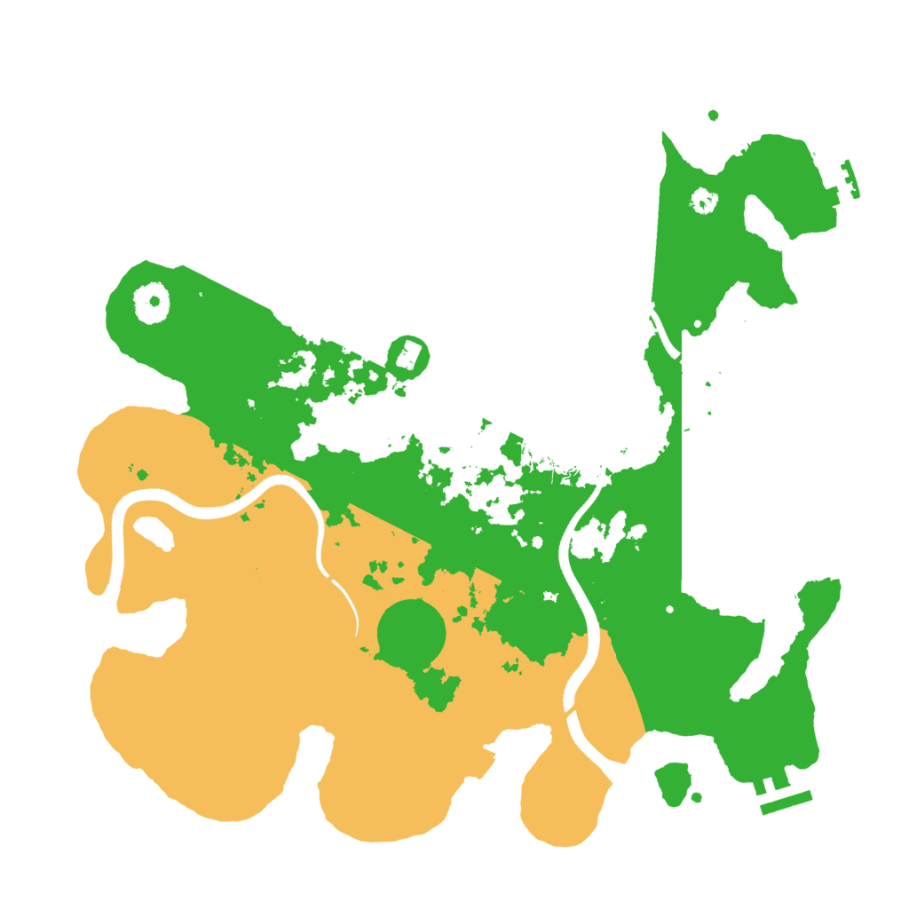 Biome Rust Map: Procedural Map, Size: 3500, Seed: 1307469759