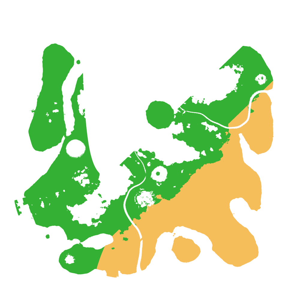 Biome Rust Map: Procedural Map, Size: 3000, Seed: 19265