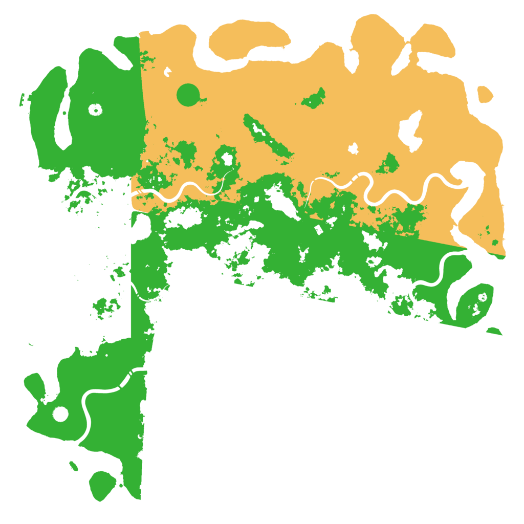 Biome Rust Map: Procedural Map, Size: 6000, Seed: 228152039
