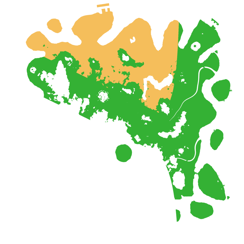 Biome Rust Map: Procedural Map, Size: 4000, Seed: 98702534