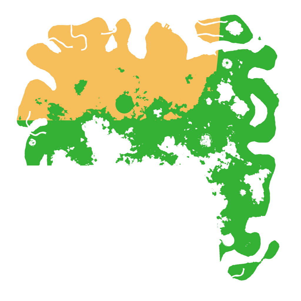 Biome Rust Map: Procedural Map, Size: 4500, Seed: 1482996135