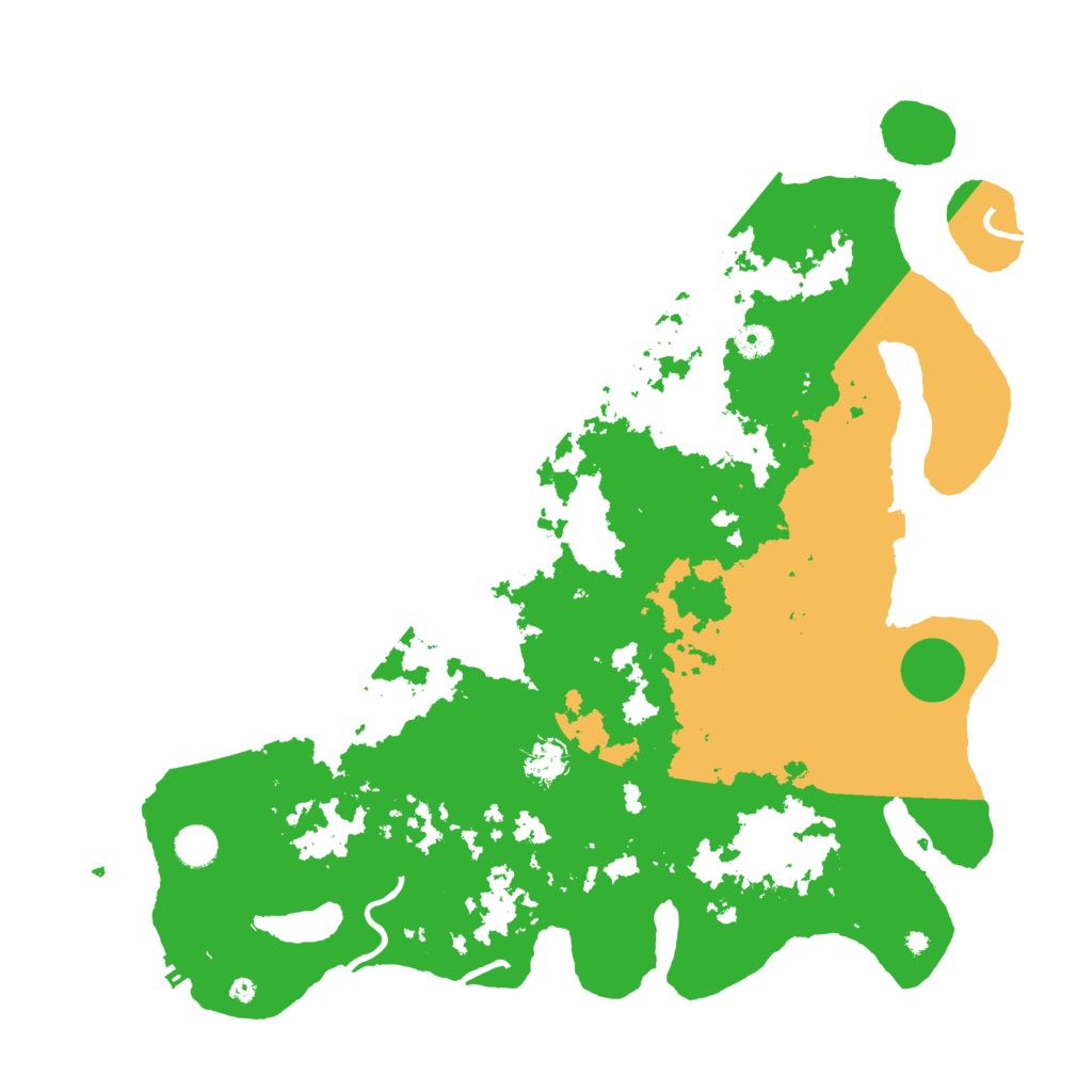 Biome Rust Map: Procedural Map, Size: 4500, Seed: 256321
