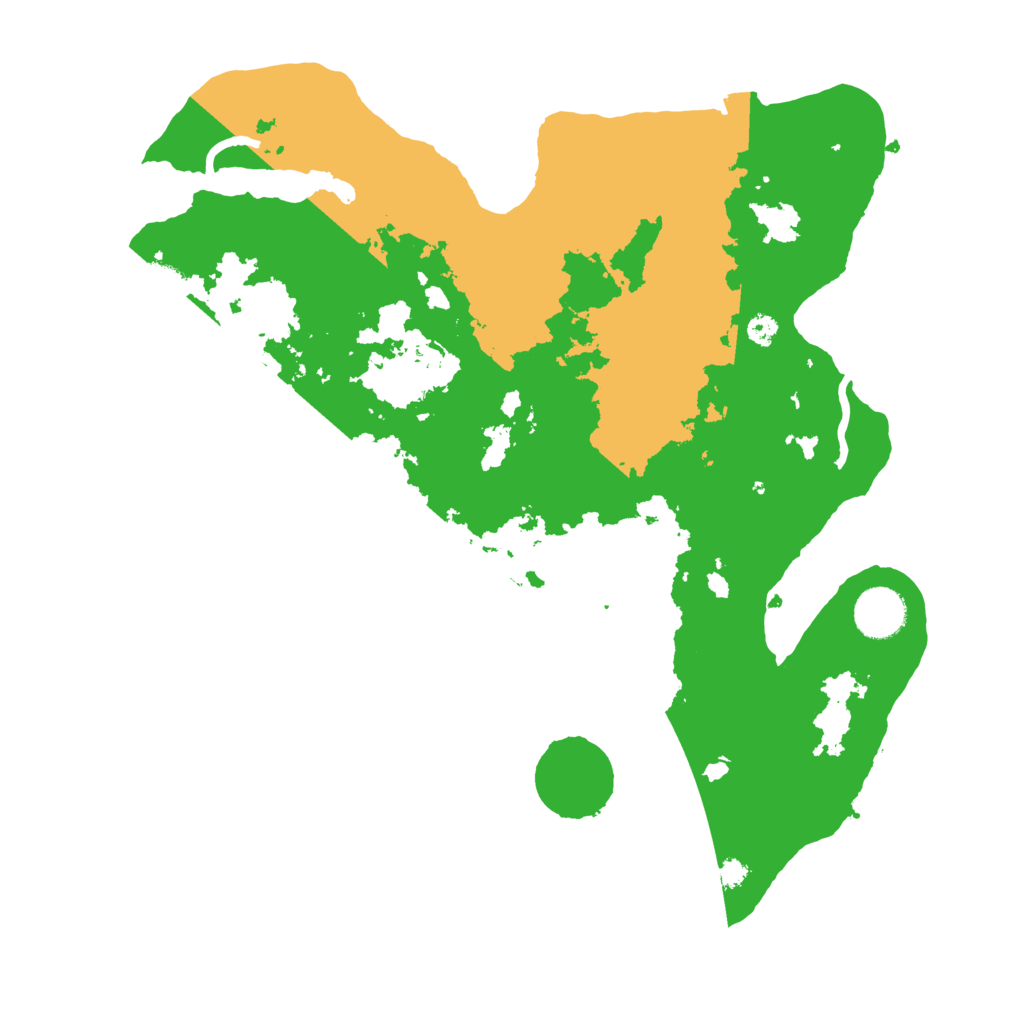 Biome Rust Map: Procedural Map, Size: 3500, Seed: 1179203425