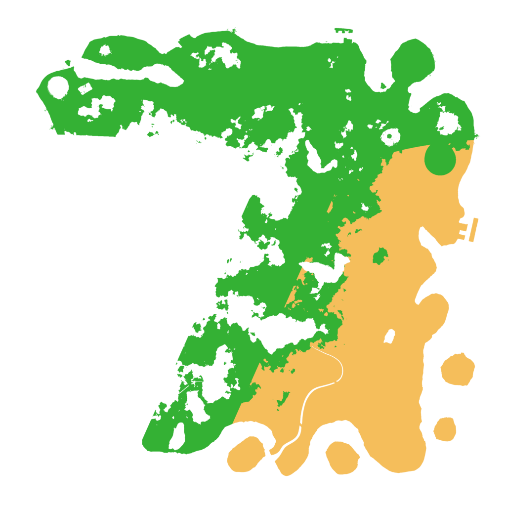 Biome Rust Map: Procedural Map, Size: 4250, Seed: 2135967707