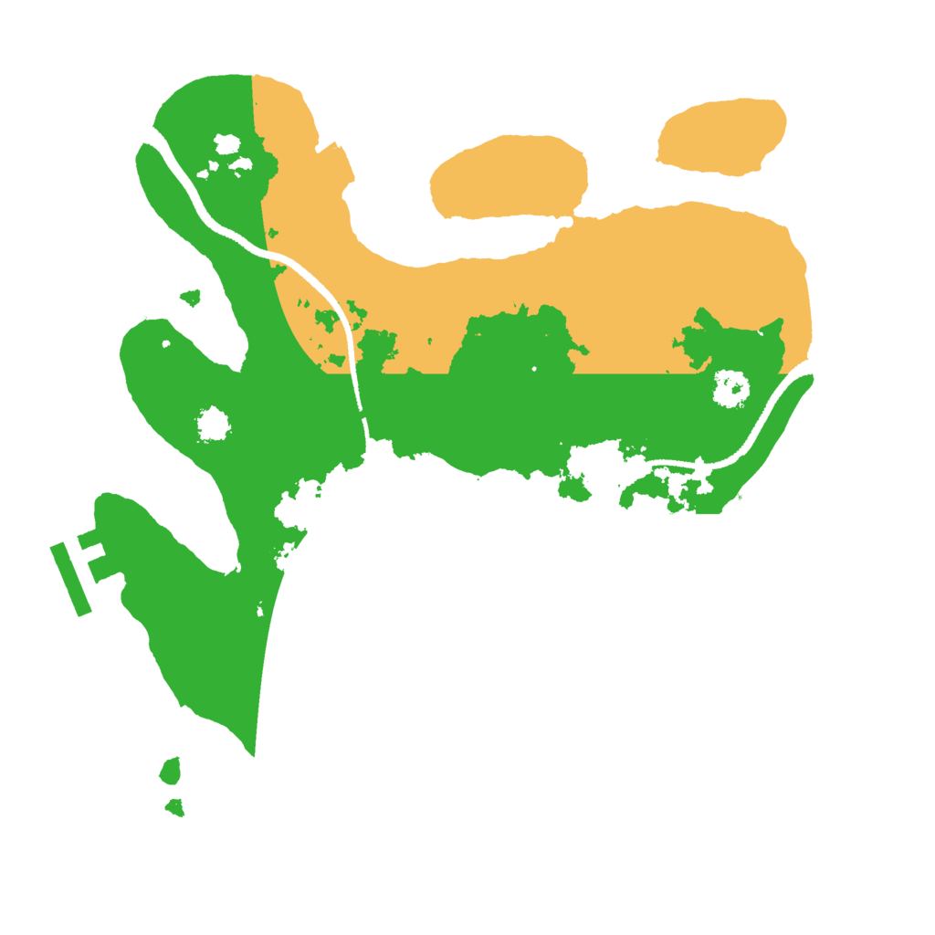 Biome Rust Map: Procedural Map, Size: 2500, Seed: 149746906