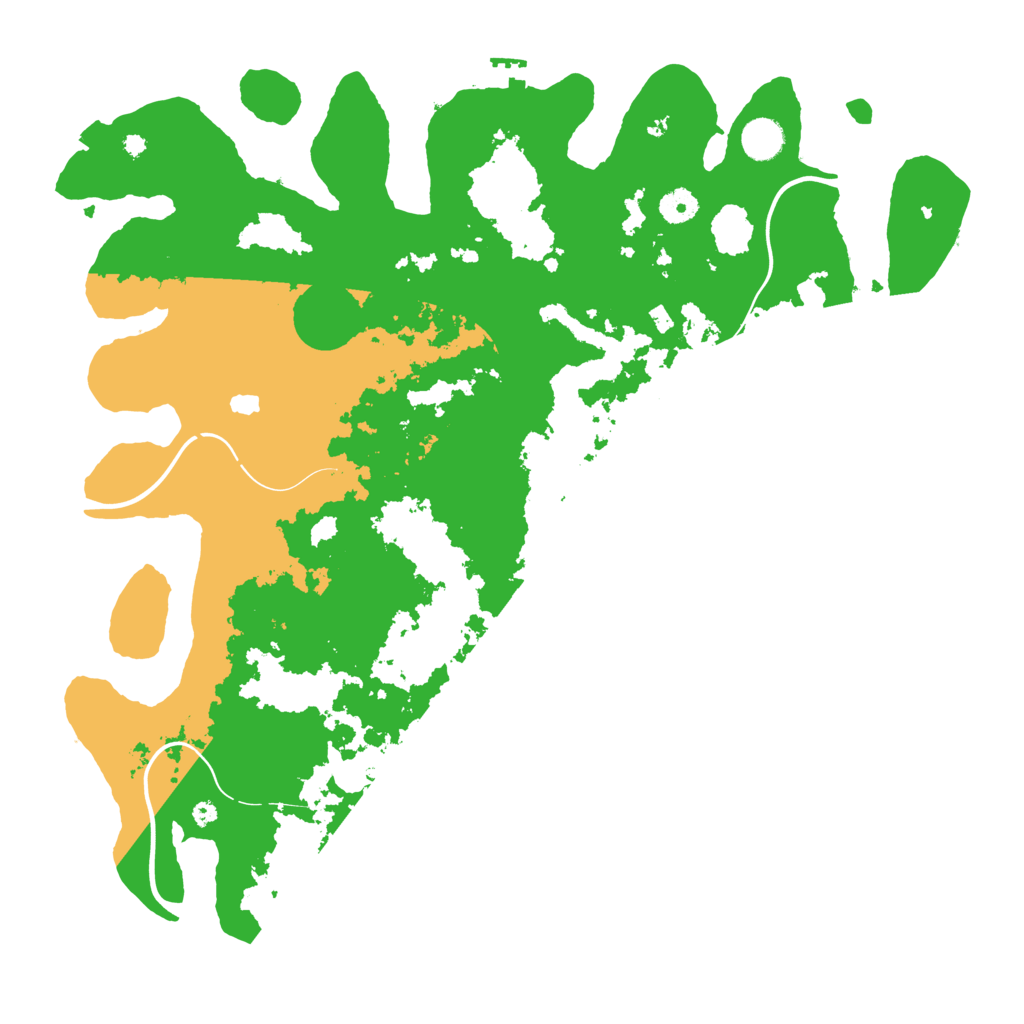 Biome Rust Map: Procedural Map, Size: 4250, Seed: 1832919302