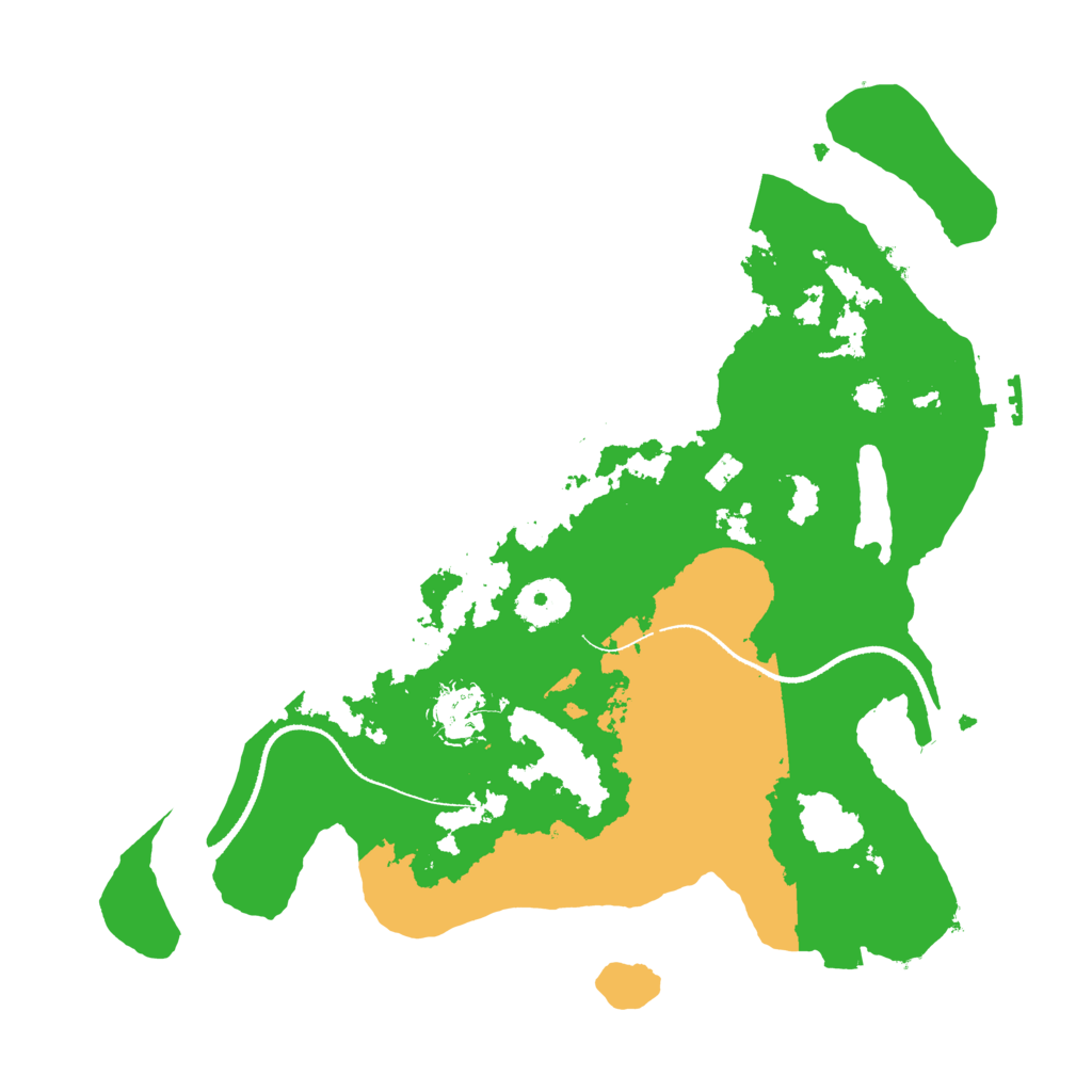 Biome Rust Map: Procedural Map, Size: 3300, Seed: 1046171739