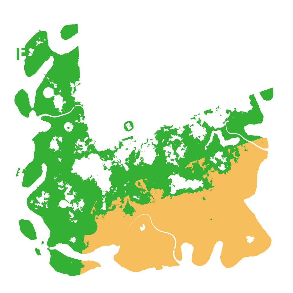 Biome Rust Map: Procedural Map, Size: 4800, Seed: 2126078699