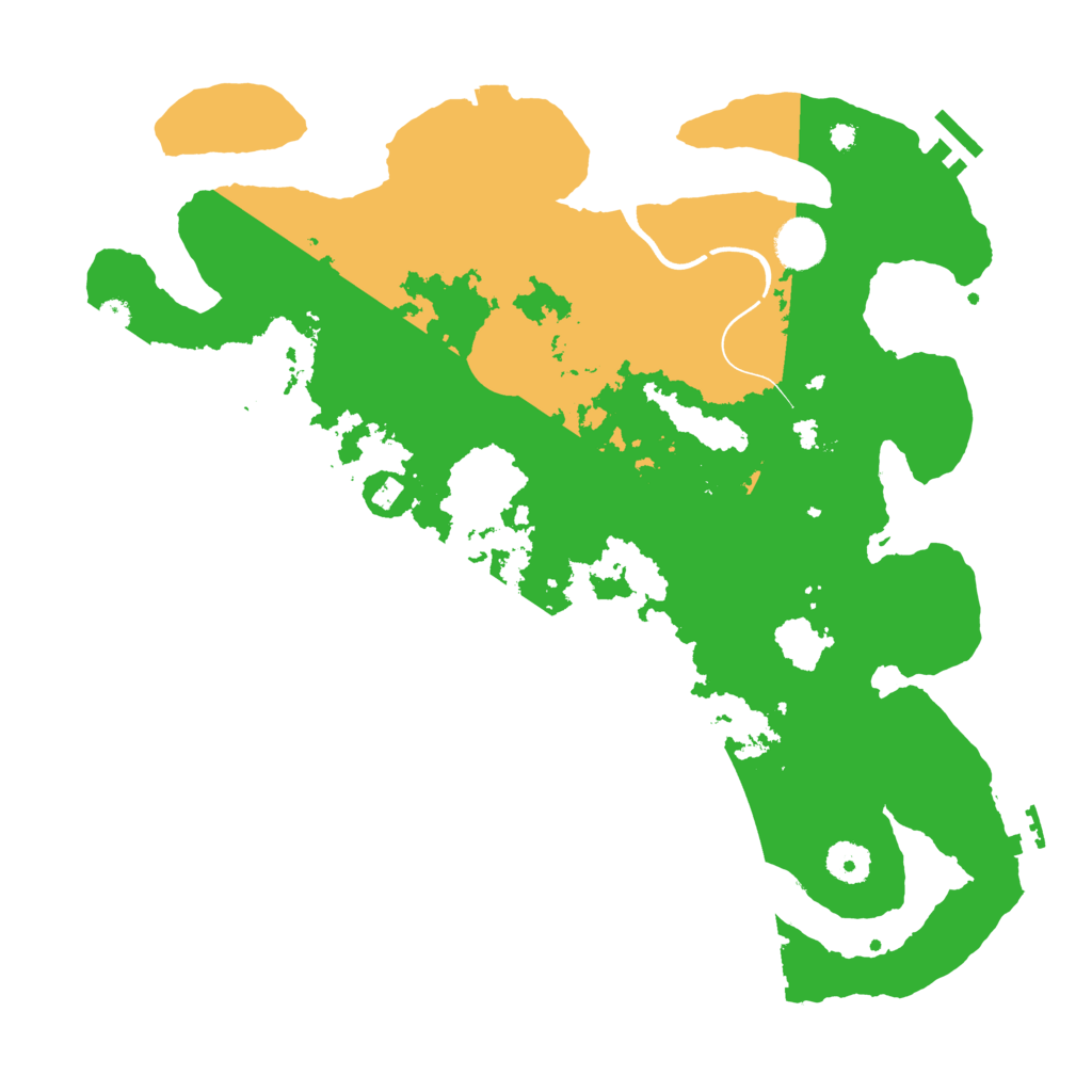 Biome Rust Map: Procedural Map, Size: 3800, Seed: 130732977